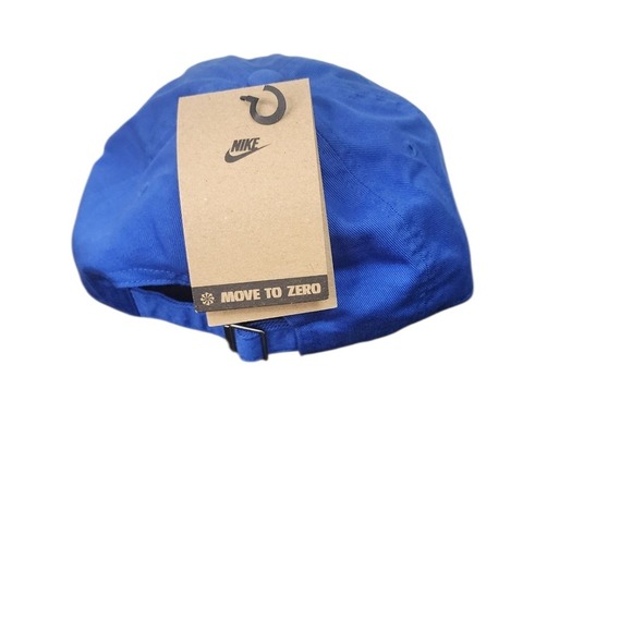 Nike Club Cap Blue Mens Adjustable Hat Swoosh Logo Casual Sportswear NWT - Picture 3 of 6